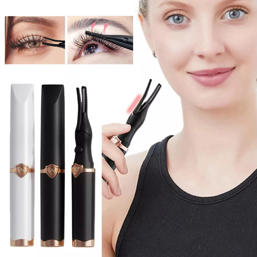 Rechargeable Electric Eyelash Curler Fast Heating Handheld Eyelash Curler for Natural Lashes False Eyelashes